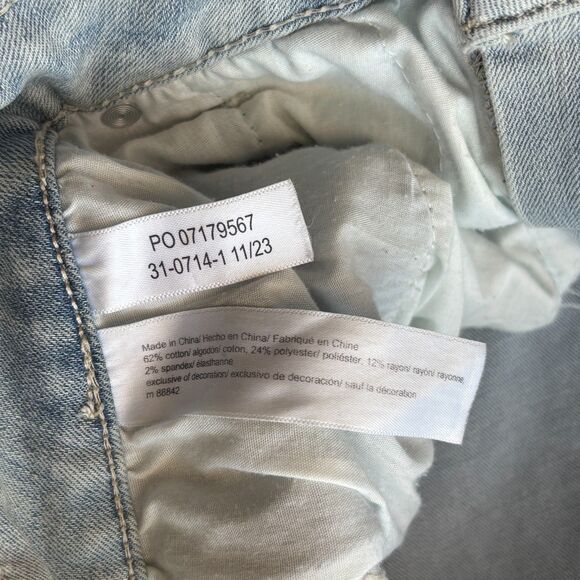 Eloquii Light Wash Straight Leg High Rise Plus Size Jeans Size 18 - Picture 9 of 10